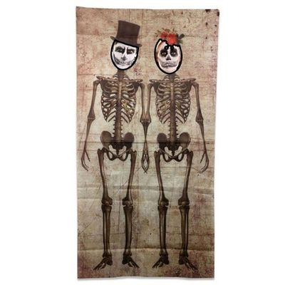 Fotoposter met skeletten (160x75cm)