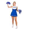 Afbeelding van Cheerleader jurkje blauw