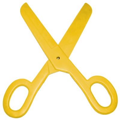 Foto van Grote schaar geel