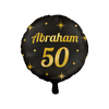 Afbeelding van Classy party foil balloons - Abraham 50