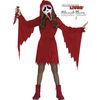 Afbeelding van Ghost Face® Scream Rood Glitter Kostuum Meisje