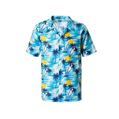 Foto van Tropicana Hawaii Shirt Blauw