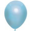 Afbeelding van Ballonnen metallic lichtblauw (30cm) 10st