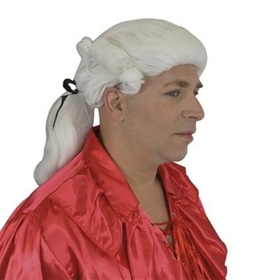 Foto van Mozart pruik