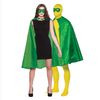 Afbeelding van Groene superhelden cape met masker