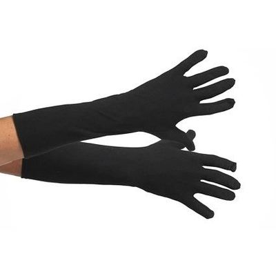 Foto van Handschoenen zwart lang