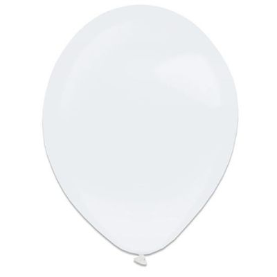 Ballonnen frosty white pearl (28cm) 50st
