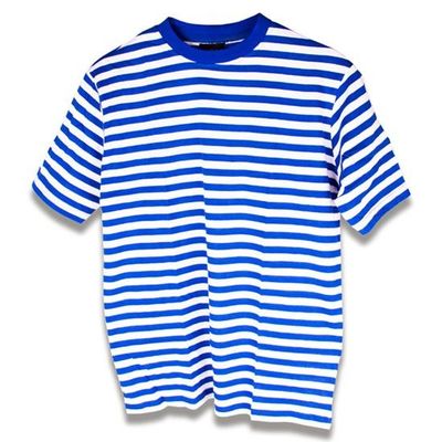 Gestreept t-shirt blauw/wit dames