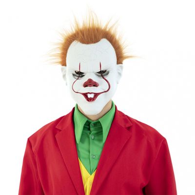 Masker duivelse clown (plastic)