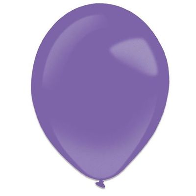 Ballonnen purple metallic (28cm) 50st