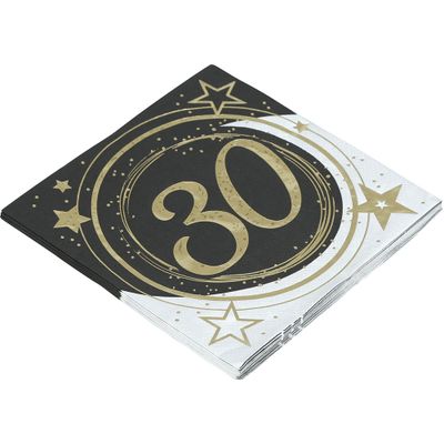 Foto van Servetten Classy 30 jaar