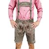 Afbeelding van Lederhosen olijf groen geitenleer