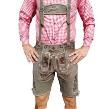 Lederhosen olijf groen geitenleer