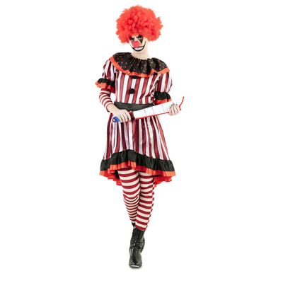 Foto van Bloederig clown kostuum - dames