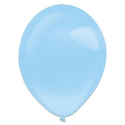 Foto van Ballonnen pastel blue pearl (28cm) 50st