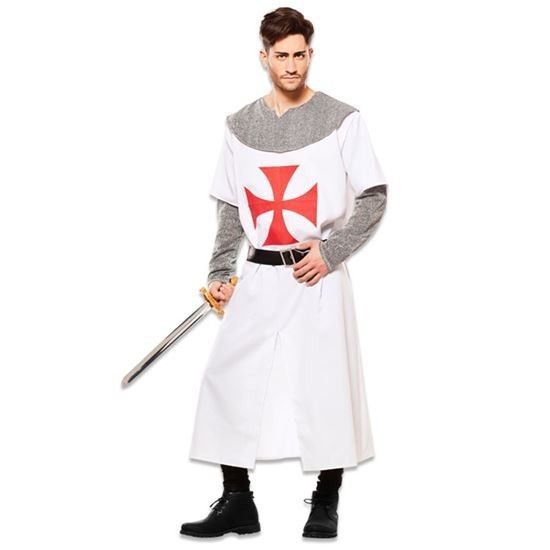 Vaardig steeg Vorming Middeleeuwse ridder kostuum - wit kopen? || Confettifeest.nl