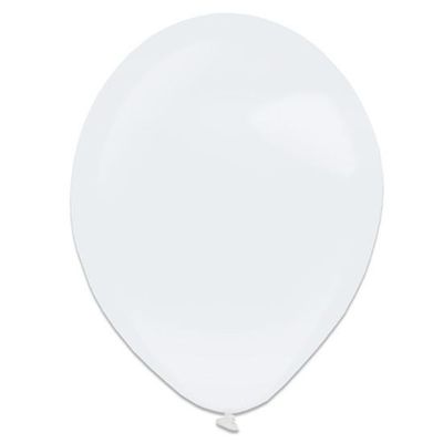 Ballonnen frosty white pearl (13cm) 100st