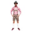 Afbeelding van Lederhosen olijf groen geitenleer