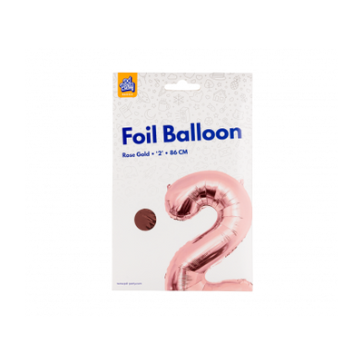 Folieballon 8 roze