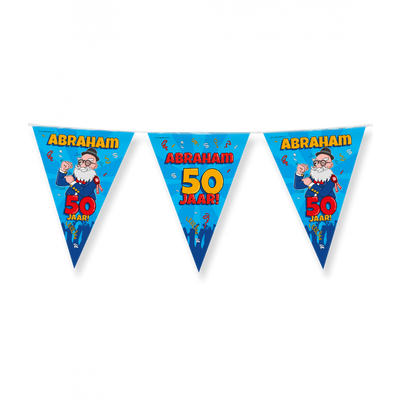 Foto van Vlaggenlijn Abraham 50 Jaar