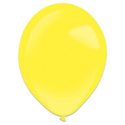 Ballonnen yellow sun (35cm) 50st
