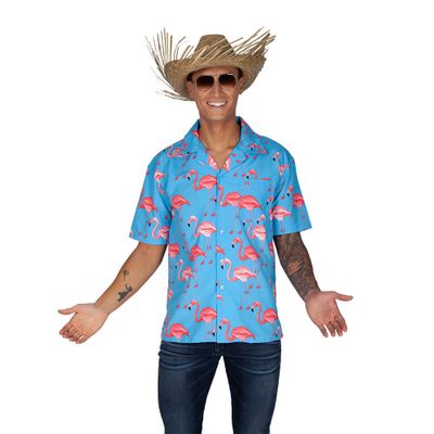 Foto van Flamingo Hawaii shirt