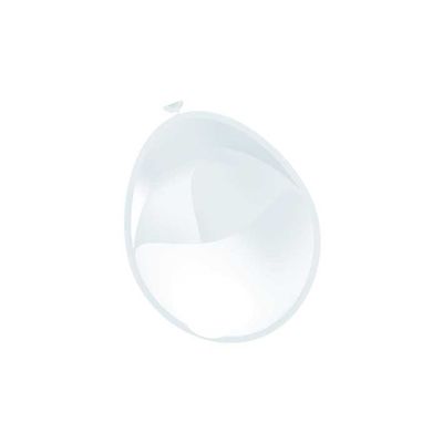 Ballonnen Metallic Wit 50st