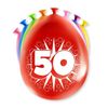 Afbeelding van Gekleurde Ballonnen 50 Jaar