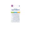 Afbeelding van Tafel Confetti hart Wit