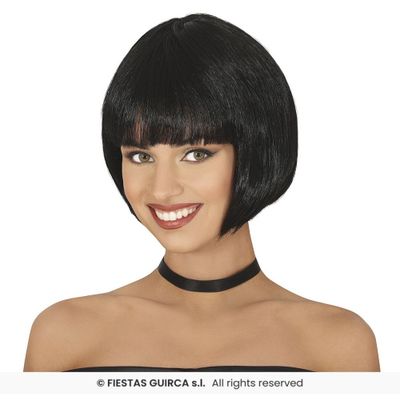 Foto van Zwarte Bobline Pruik