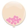 Afbeelding van Ballonnen Roze Confetti 3st 60cm