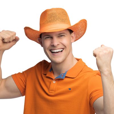 Foto van Cowboyhoed Oranje Sunny