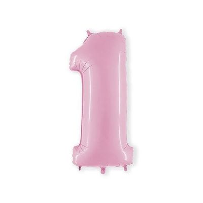 Folieballon 8 roze
