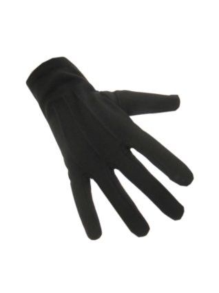 Handschoenen katoen kort zwart luxe (Piet) kopen? ||