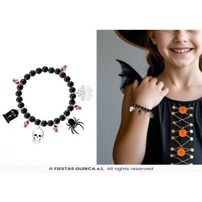 Foto van Halloween Armband Met Bedeltjes