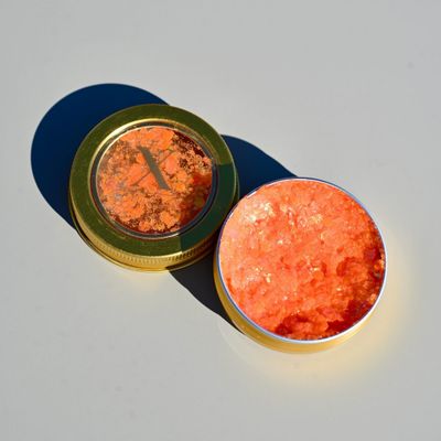 Foto van Gezichtsglitter Oranje