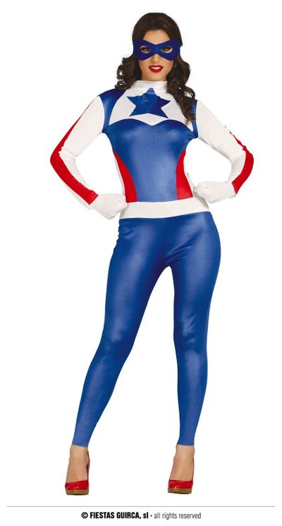 Captain America kostuum dames