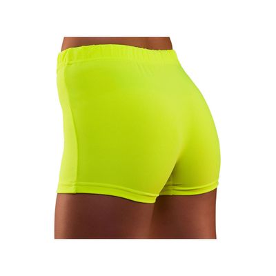 Neon hotpants geel