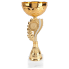 Afbeelding van Trofee Goud Laurier Design Marmeren Voet