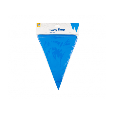 Vlaggenlijn blauw 10mtr