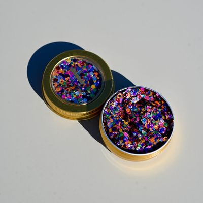 Foto van Gezichtsglitter Multicolor 