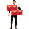 Afbeelding van Tetris kostuum rood