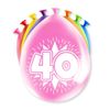 Afbeelding van Gekleurde Ballonnen 40 Jaar