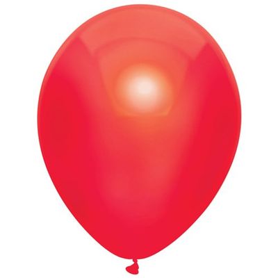 Ballonnen metallic rood (30m) 10st