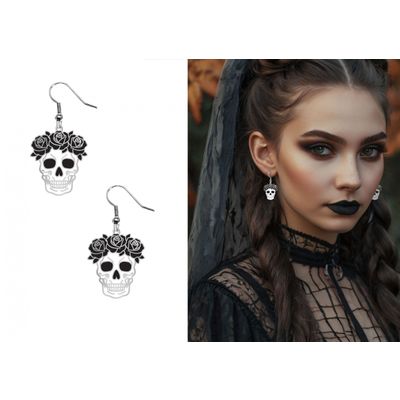 Foto van Oorbellen Schedel Dia De Los Muertos