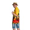 Afbeelding van Miami Vice Shirt Geel Palmbomen