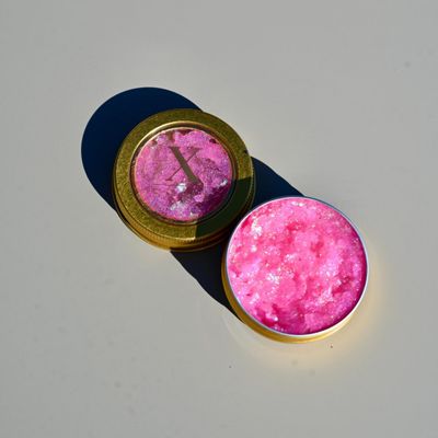 Foto van Gezichtsglitter Lichtroze 