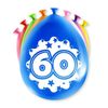 Afbeelding van Gekleurde Ballonnen 60 Jaar
