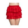 Afbeelding van Rokje Rood met Kant Onesize