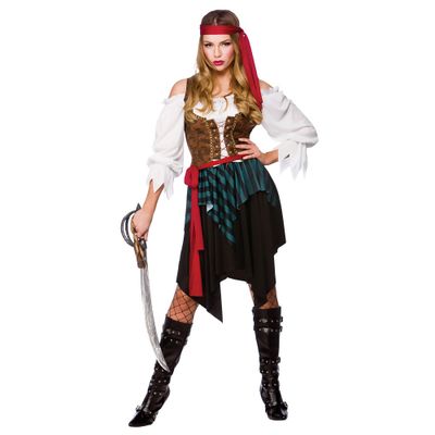 Foto van Piraten kostuum dames luxe